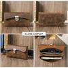 Étui de téléphone en cuir véritable avec clip ceinture Sac de ceinture pour iPhone 17 16 15 14 13 Samsung Galaxy Téléphone portable 5,4-6,9 pouces Pochette Homme