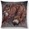 Dark Magic Creatures Mysterious Monster mythical beasts Sofa Pillow Case Cat Deer Bird Fox Tiger Snake Cushion Cover