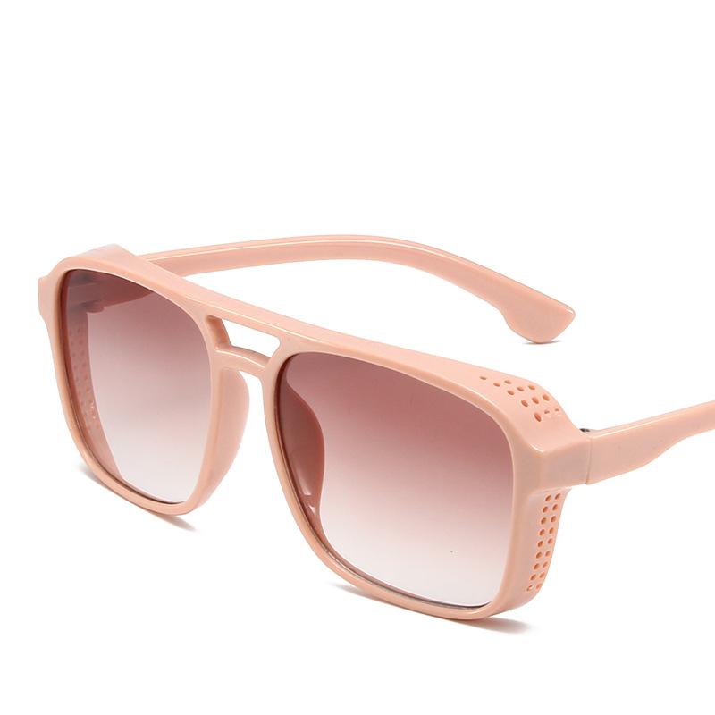 Neue Vintage Sonnenbrille Damen Herren Quadratischer PC-Rahmen Retro-Gläser Mode Designer Marke Sonnenbrillen für männlich weiblich