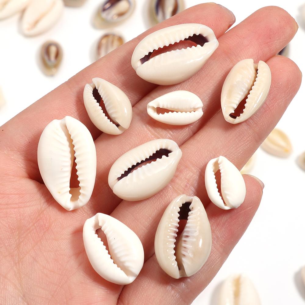 40g Perles Coquillage Blanc Multitaille Breloque Perles Espacement Libres Pour Boucles d'Oreilles Collier Fait Main DIY Fabrication de Bijoux Vente en Gros