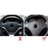 ABS Black 2PCS Steering Wheel Button Cover Trim For BMW 3-Series E90 2005-2012