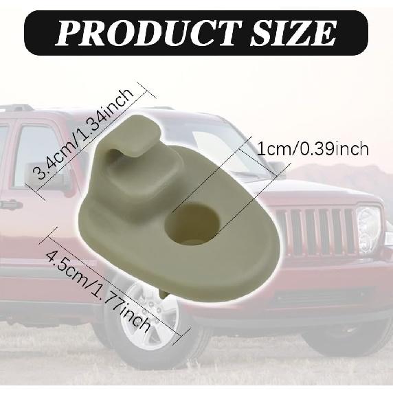 

ASUBHA 2PCS Inner Sun Visor Clips, Upgraded Car Visor Holder Hook Compatible with Jeep Liberty, Dodge Nitro, Car Sun Visor Clip, Sun Visor Clip