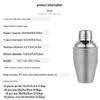 3-Piece Stainless Steel Multi-Size Handheld Cocktail Shaker