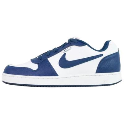 EBERNON Antidérapantes Résistantes à l'abrasion Basses Chaussures de Skateboard Homme Blanc Bleu IF0847-141