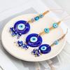 Handmade Craft Liuli Demon Eye Pendant Car Hanger Decoration Blue Eye Key Chain Home Wall Hanger