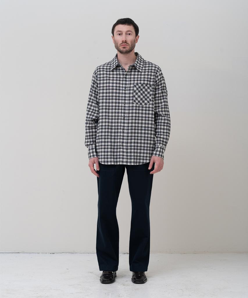 MANNERGRAM 1950 Classic Roadside Fatigue Pants Navy