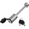 Trailer Coupler Lock 1/4'' Dia, 3-3/8'' Span Trailer Tongue Lock Fits Latch-T