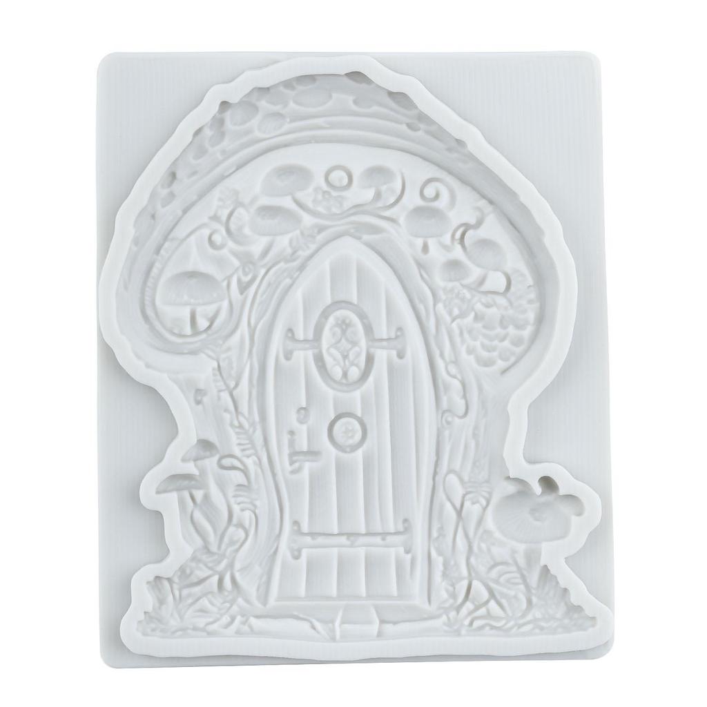 Fairy Garden Silicone Molds Mushroom House Fondant Mold Cake Decorating Tools Cupcake Topper Candy Chocolate Gumpaste Mold