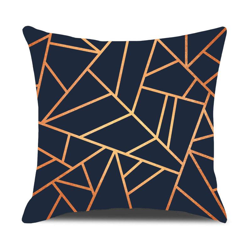 New Car Pillow Nordic Style Bedside Print Pillowcase Bedroom Sofa Cushion Short Plush Pillow