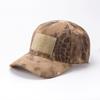Jarní maskáčová baseballová čepice - Taktická vojenská snapback s Velcro panelem Unisex Prodyšná sluneční čepice Venkovní UV ochrana