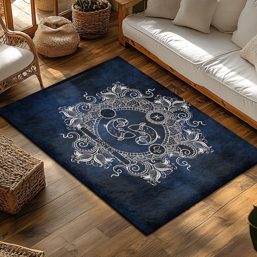 Elegant Persian Rug Pattern Doormat Washable Floor Mat Entrance Carpet Home Decor Indoor Outdoor Area Rug Antique Style Floor Co