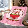 Strawberry Shortcake Pattern Blanket for Home Decoration, Bed, Sofa, Car Travel, Camping, Suitable for All Seasons, Birthday Christmas Gift