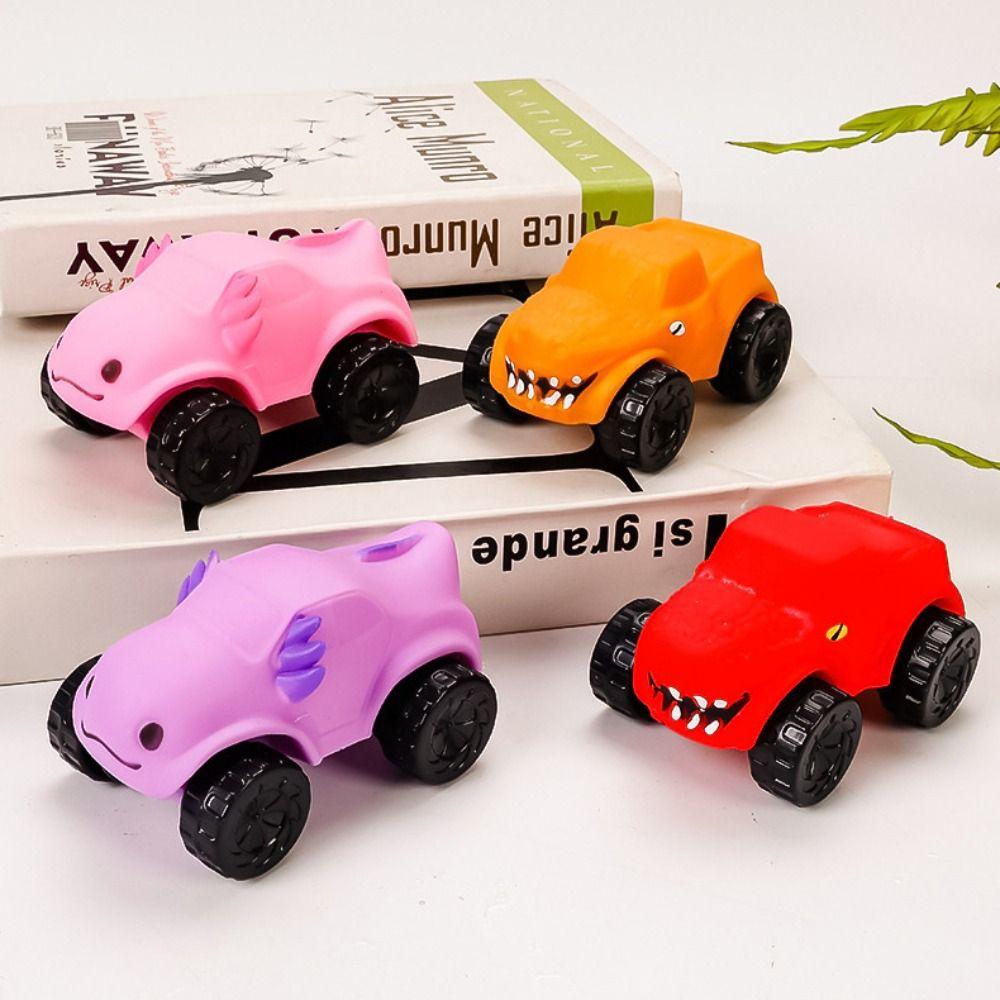 Decompression Little Yellow Duck Squeeze Toy High Elasticity Stretching Car Toys  Practical Jokes