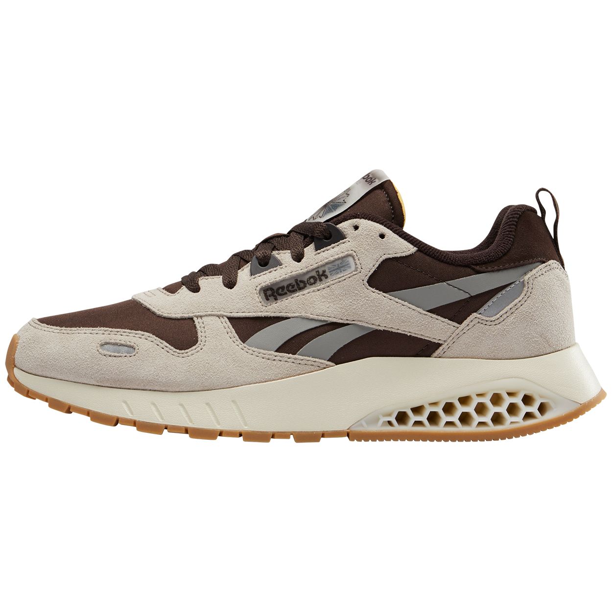 Reebok CLASSIC LEATHER HEXALITE Comfort Versatile Low-Top Running Shoes Unisex Brown 100201105 36.5