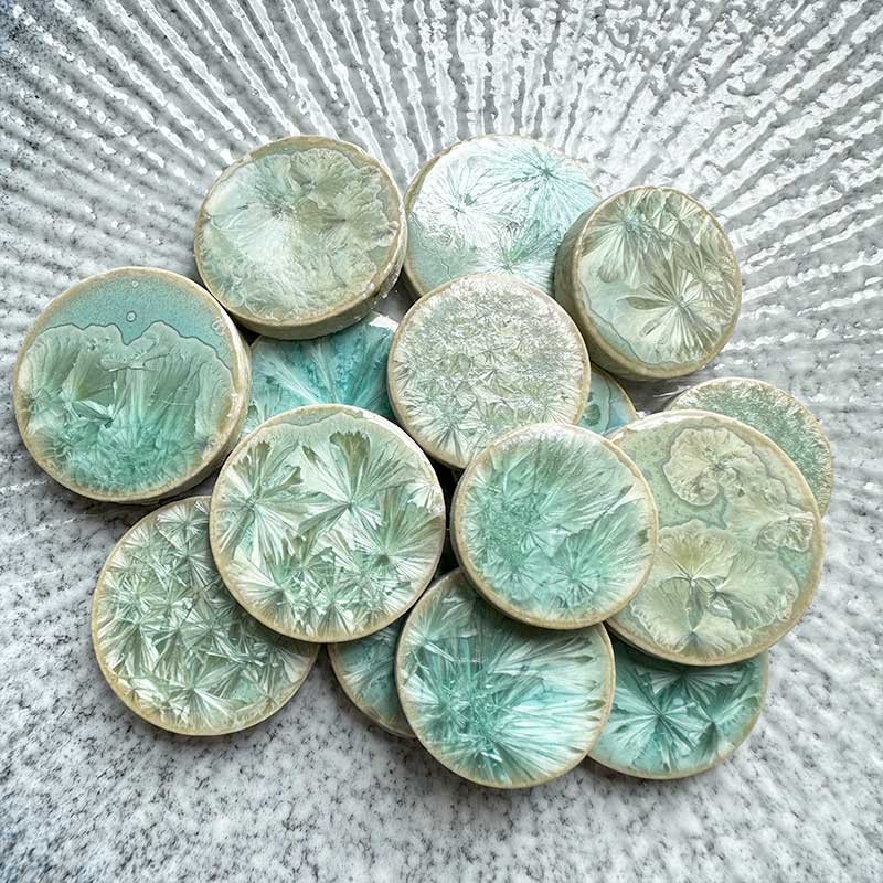 100g Oval Ceramic Mosaic Tiles Multi Color Mosaic Piece DIY Mosaic Making Stones for Craft Hobby Arts Home Wall Decoration arte