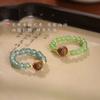 Wanlan Yunxiang Natural Hotan Jade Ring Jadeite Ring for Niche Customers