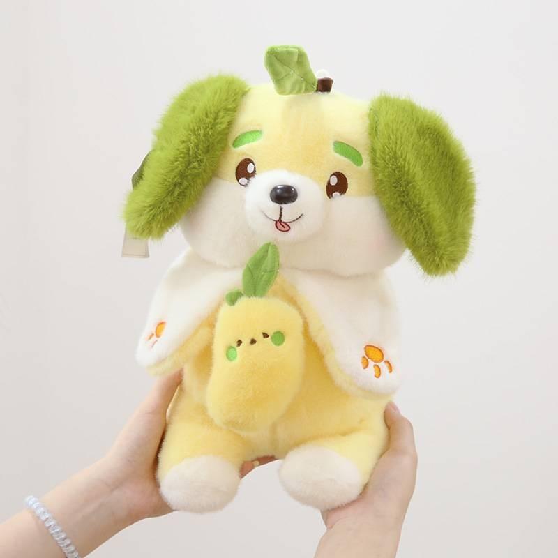 Adorable Mango Dog Plush Toy Super Soft Short Plush Stuffed Animal Doll Gift