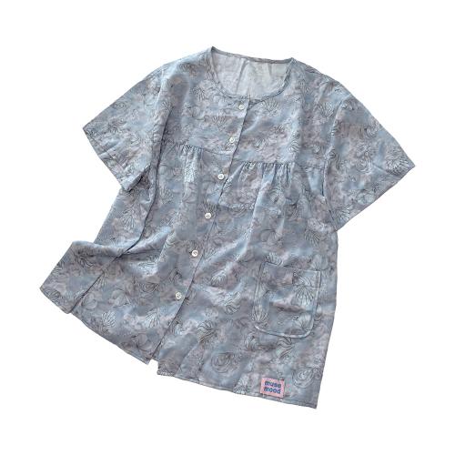 [Muse Mood] Round 80 Count Cotton Vintage Shell Summer Pajama [Shipped from Korea] 100% Authentic