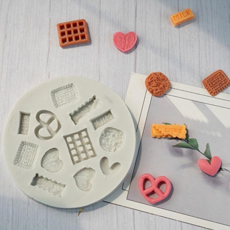 Spülmaschinenfeste Silikon-Süßigkeitenformen zur wiederholten Verwendung beim Kuchen dekorieren, Eiswürfel herstellen, Backzubehör