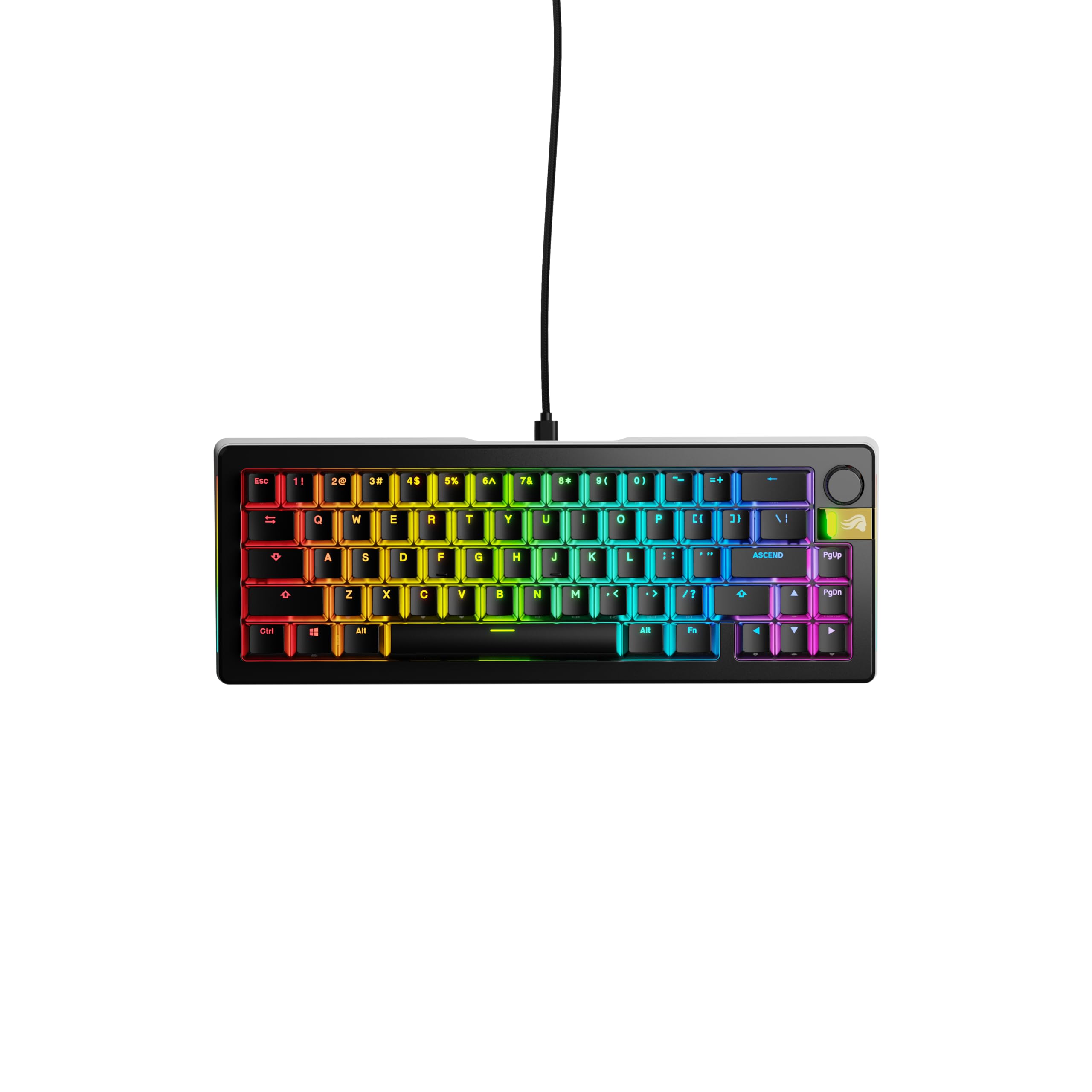 

Glorious GMMK 3 PRO HE Prebuilt Wired Black US Layout Gaming Keyboard with Rapid Magnetic KB0835 65% Trigger, Switches, чорний
