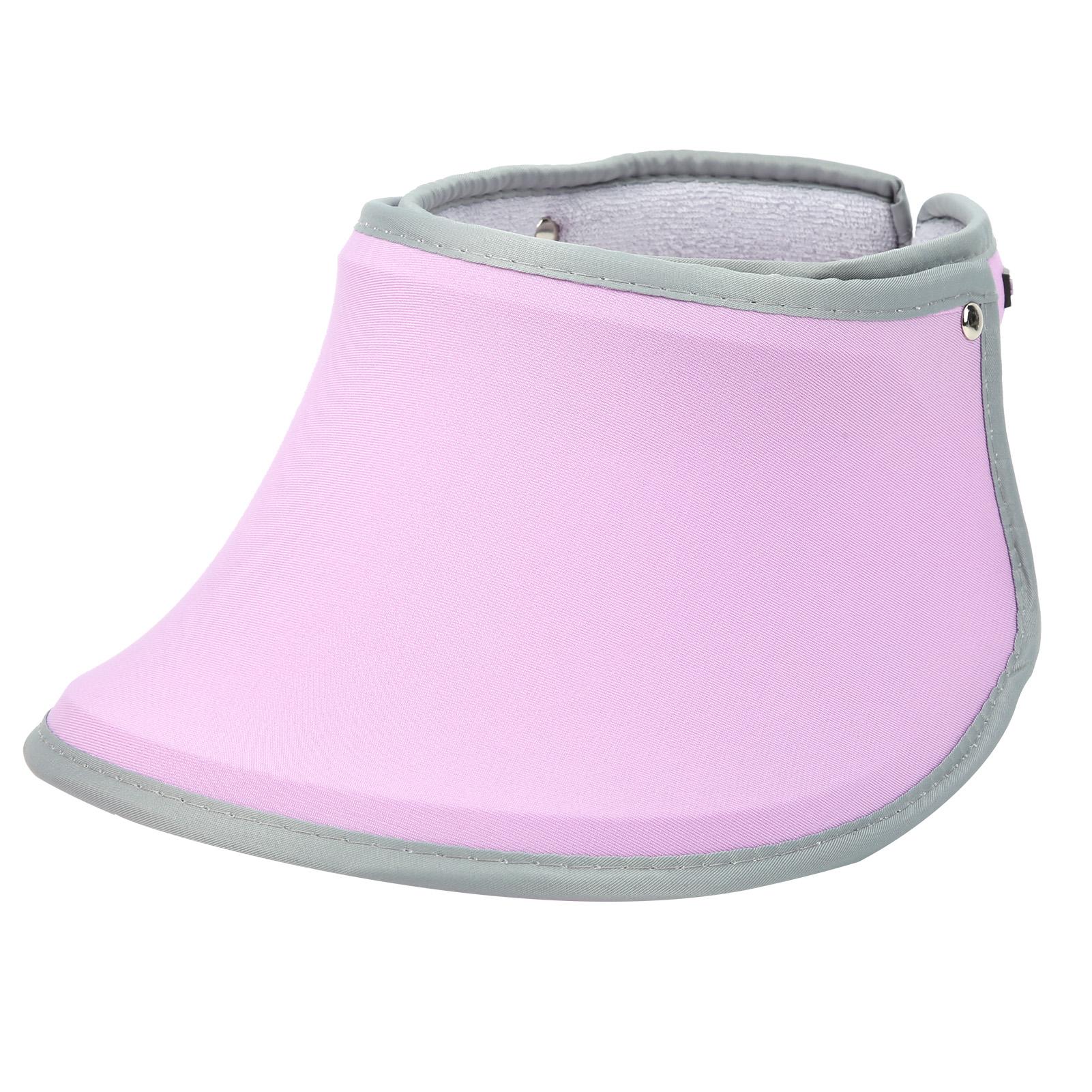 

Elastic Knitted Fabric Breathable Golf Sun Hat 360 degrees Rotation Adjustable UV Protection світло-фіолетового кольору