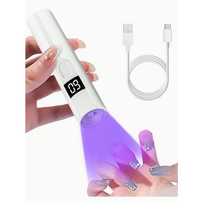 1 st Portabel UV LED-nagellampa Handhållen UV-lampa för naglar, Professionell nageltorklampa för gellack Snabbhärdande lampa DIY Manikyr Nagellackverktyg