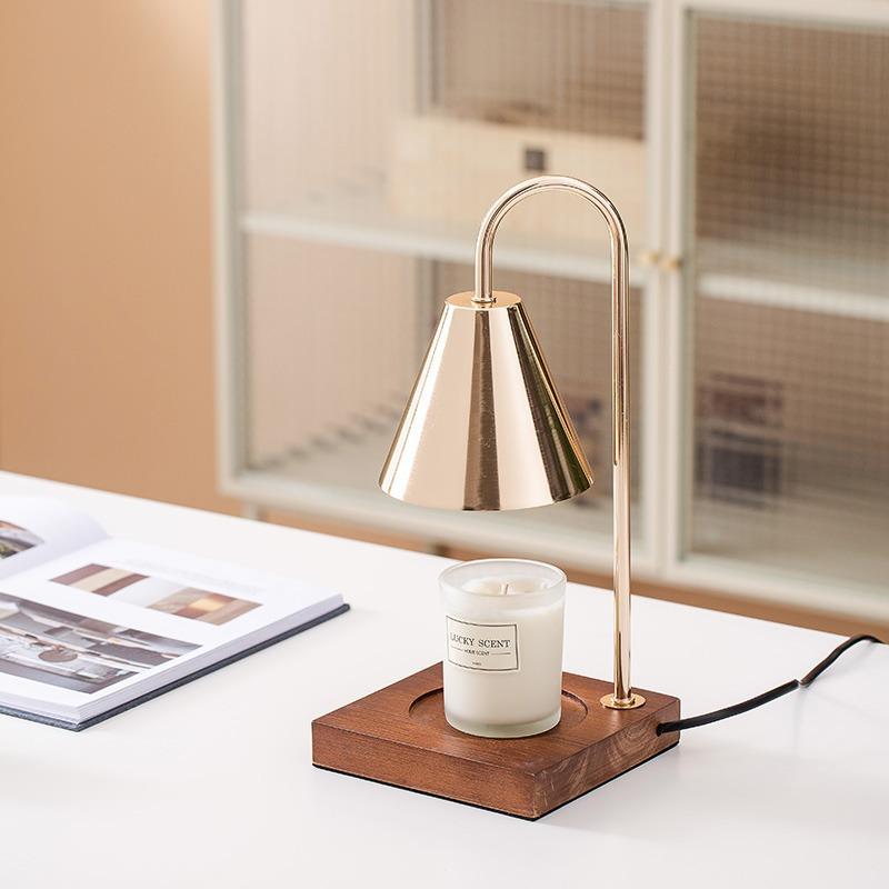 

Wood Aromatherapy Lamp Adjustable Bedroom Candle Wax Melting Lamp Modern Minimalist Household Table Lamps Decorative Lights AU