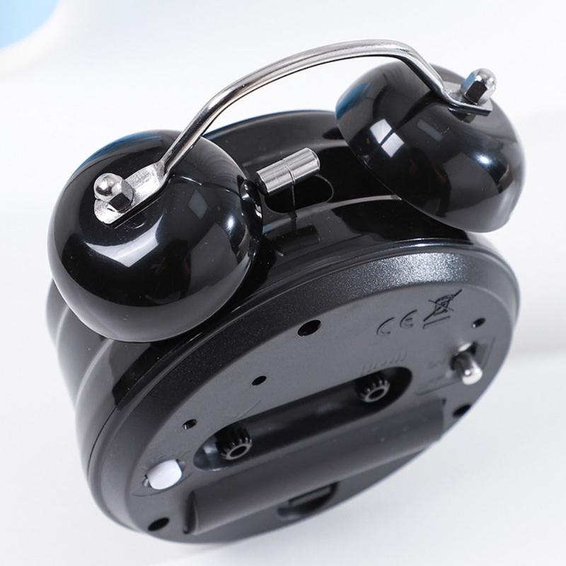 Retro Loud Alarm Clock Double Bell Loudly Snooze for Time Clocks for Home Students Kids Room Decoration