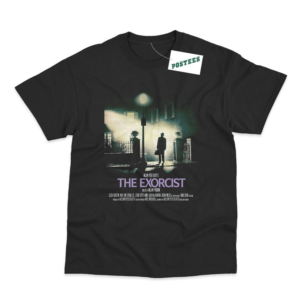 Retro Movie Poster Inspired by The Exorcist Direct To Garment Printed T-Shirt