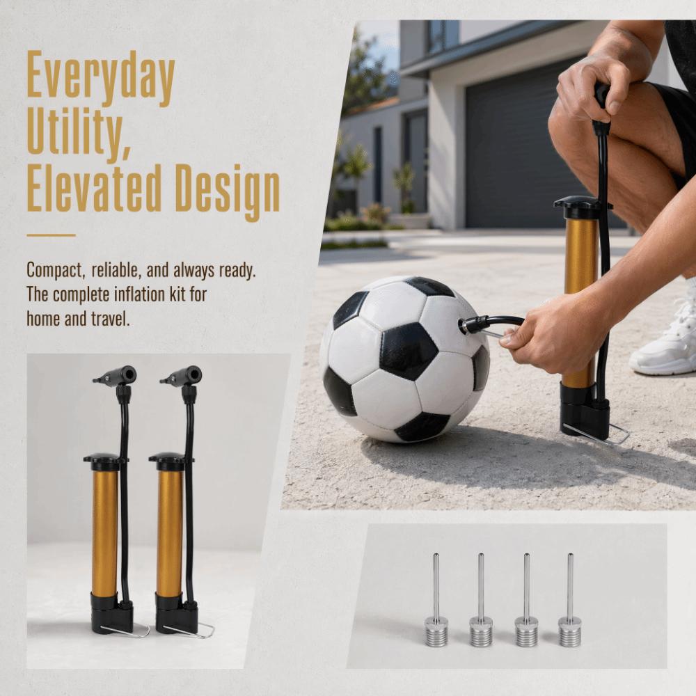 6PCS Inflation Needle Included Air Pump Stable Base Air Pump Accessory  Sports Ball Pumping