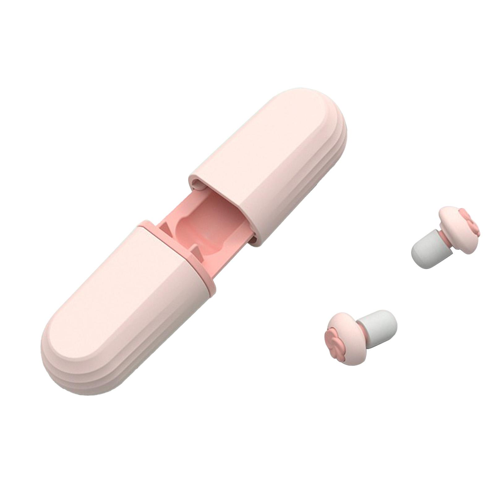 

6 пар берушей с шумоподавлением, силиконовые многоразовые беруши для сна и работы розовый