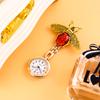 Мультяшные Пчелиные Подвесные Часы Медсестринские Подвесные Часы Карманные Часы Бабочка Портативные Нагрудные Часы-Булавка для Студентов Мужские и Женские Настольные Часы