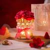 Romantic Rose Cube Table Lamp - Perfect for Birthdays, Qixi, or Valentine's Day