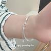 Cui Yan S925 Sterling Silver Waterfall Bracelet - Korean Style Light Luxury Gift for Women and Best Friends