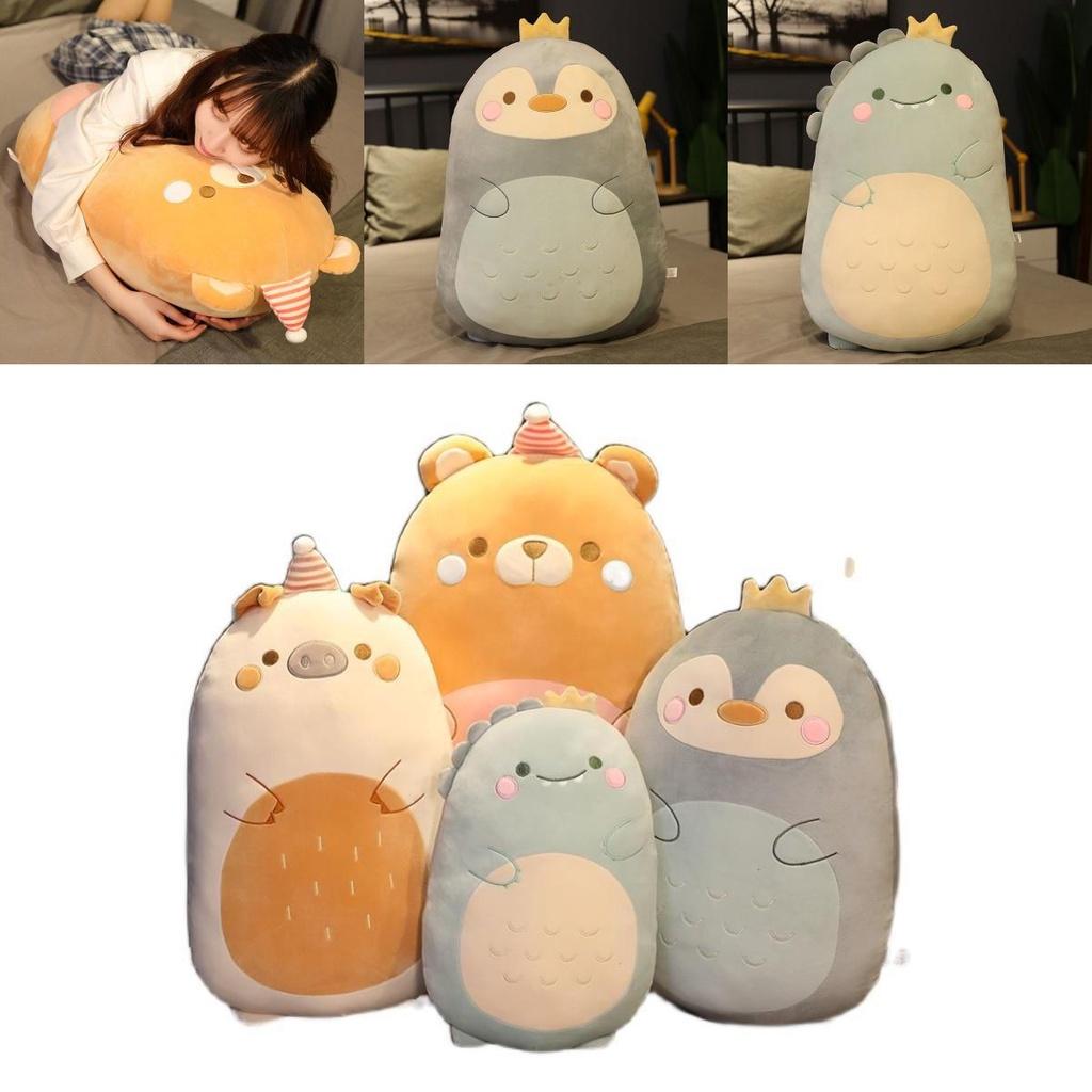 Adorable Dinosaur Plushie Bear And Penguin Plush Toy For Girls Soft And Safe Comfort