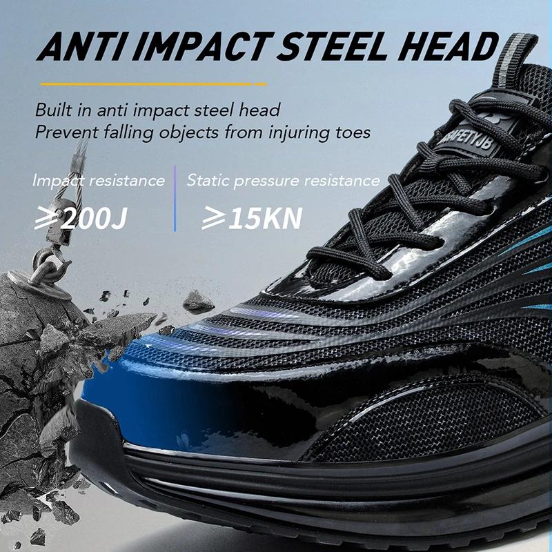steel toe work safety boots comfortable safety man shoes 48 industrial safety shoes men for work light weight sneakers for work