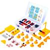 Large Science Magnet Kit for Kids Physics Electromagnet Experiment Set Educational and Birthday Gift for School Students