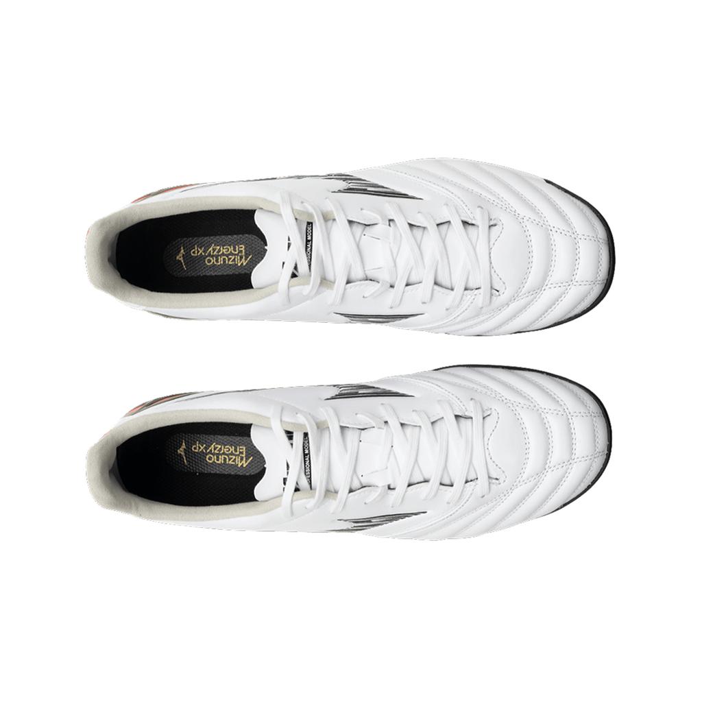 Mizuno Morelia Neo IV Pro Moda Confortevole TF Scarpe da Calcio da Uomo Bianco P1GD253509