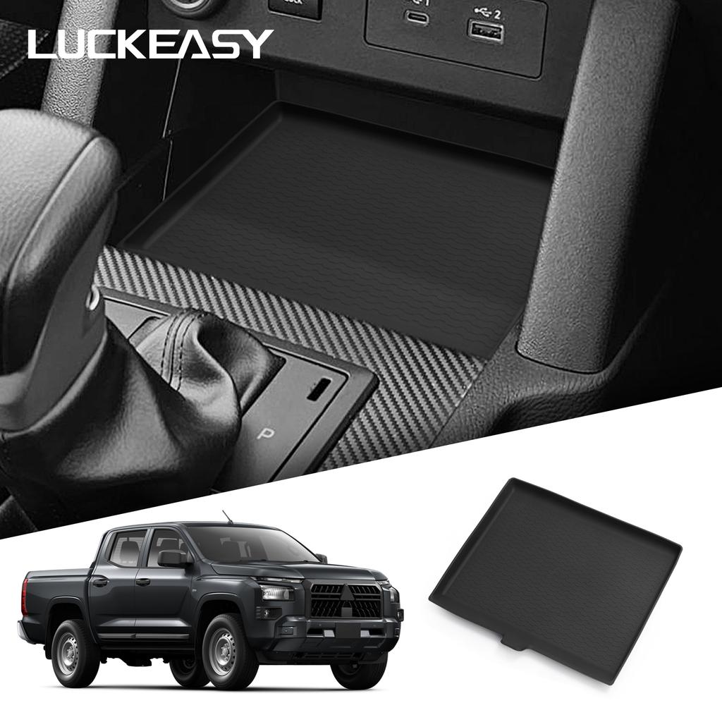 For Mitsubishi Triton 2026 2026 Center Console Anti Slip Pad Protective Mat Accessories Only Fit Without Wireless Charging Model
