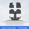 2024 Li L9 Rear Seat Backrest Protector: Waterproof, Eco-Friendly, Durable TPE Trunk Mat