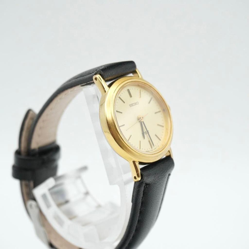 Used [New Battery] SEIKO SPIRIT 1F21-0H70 Ladies Watch Seiko Working Condition