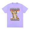 Funny I Choose Violence Vintage Cat Meme T-shirts Women's Men Fashion Trend Y2k T-shirt Casual Cotton Short Sleeve T Shirts Tops
