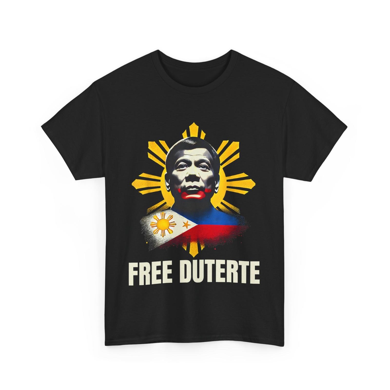 Free Duterte Supporter President Rodrigo Digong Patriots Women Men T-shirt S