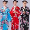 Children's Traditional Japanese Kimono Costume for Women's Cosplay, Performance & School Photo Dress
