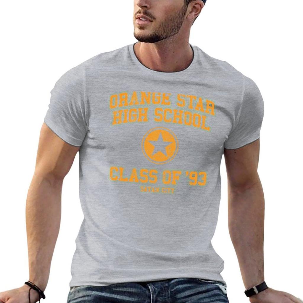 Orange Star High School Class of 93 T-Shirt Vintage Sweat Mens Champion T Shirts
