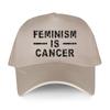 Unisex Outdoor Summer Caps Adjuatable Hat for Women Feminism Is Cancer Men Luxury Cotton Baseball Cap Classic Hip-hop Style Hats