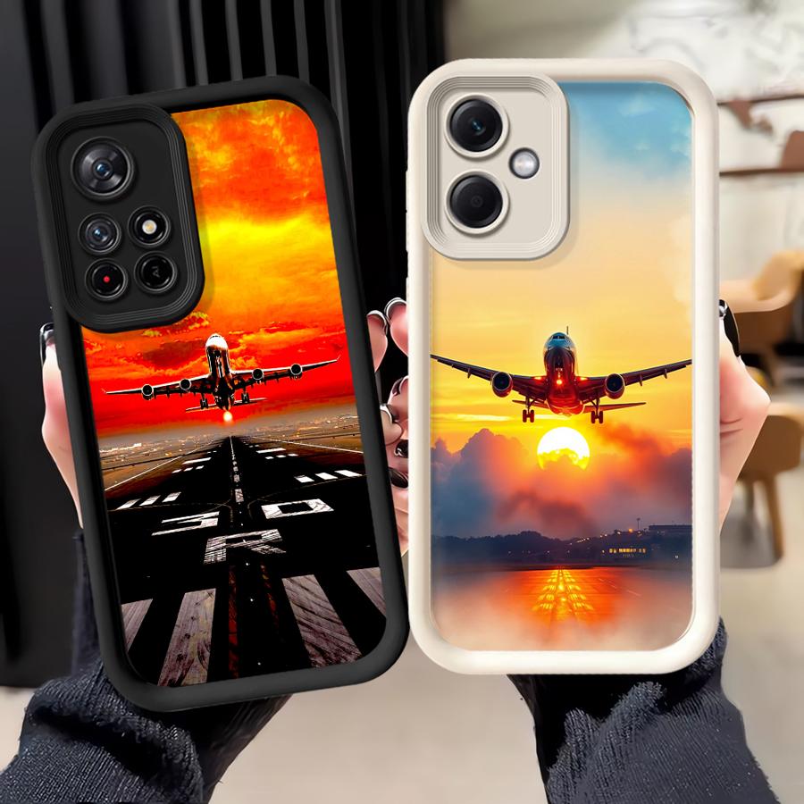 Aircraft Cool Phone Cover Case for Xiaomi Poco F8 C51 X3 Pro X3 NFC C61 C50
