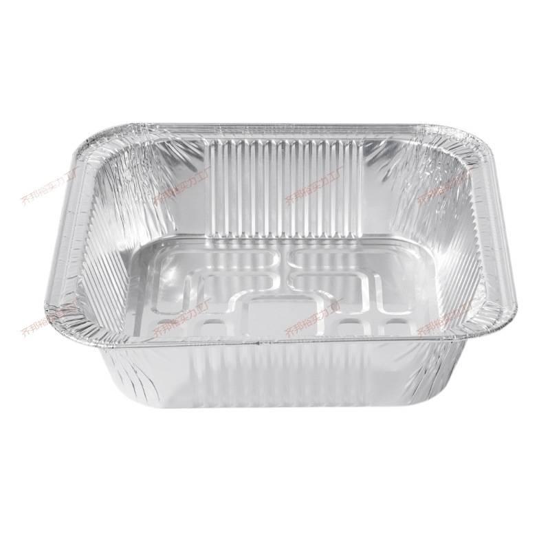 Food Grade Square Tin Foil Bowls for Air Fryer and Oven Baking