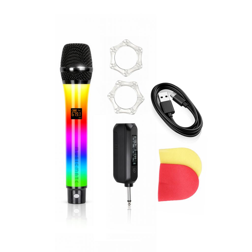 MusicMate MM-300S ColorVoice Wireless Microphone