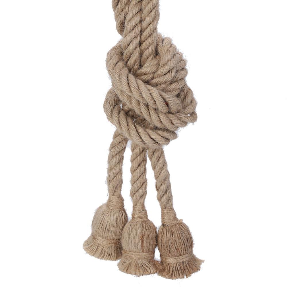 3M Pendant Light Fixture E27 Rope Pendant Light Durable Rustic Hanging Light  Cafe